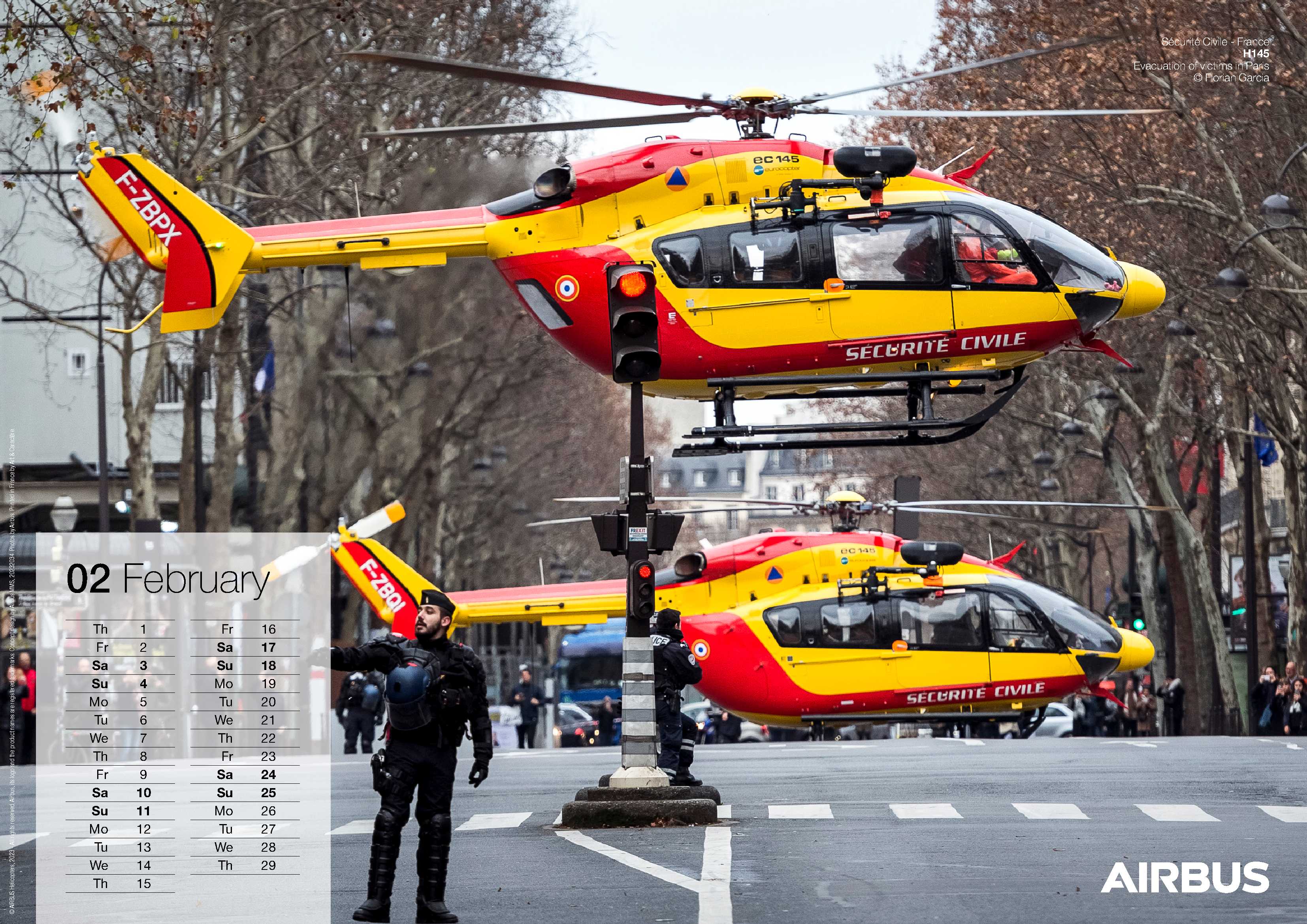 Airbus Helicopters calendars Airbus