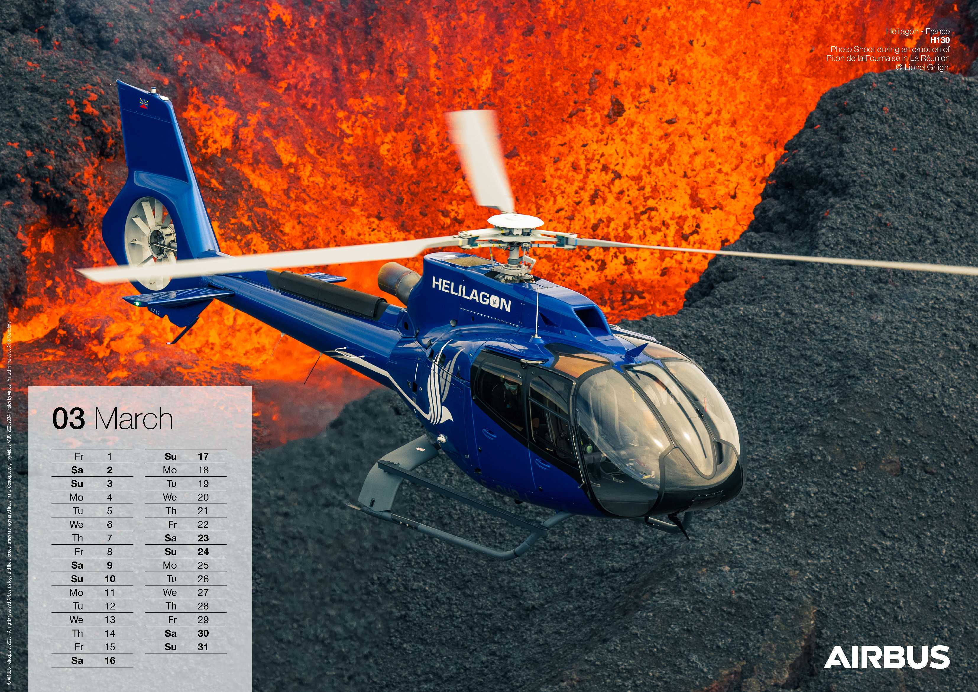 Airbus Helicopters calendars Airbus