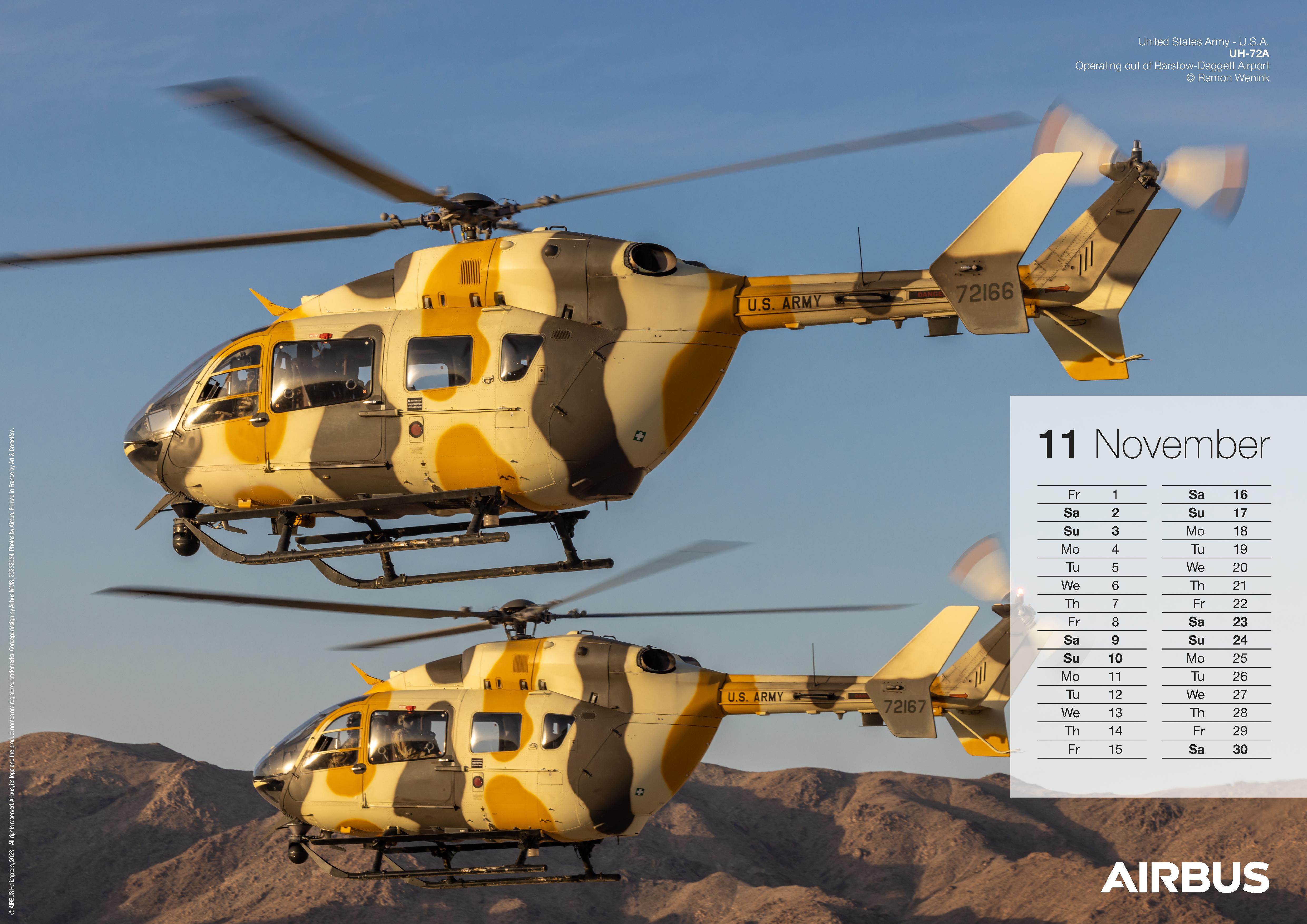 Airbus Helicopters calendars Airbus