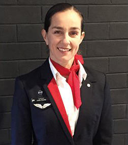  Jodie Stoyles, Qantas customer service manager.