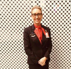 Qantas customer service supervisor Kelly Johnston Qantas customer service supervisor Kelly Johnston