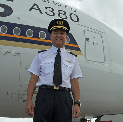 BK Chin A380 captain Singapore Airlines