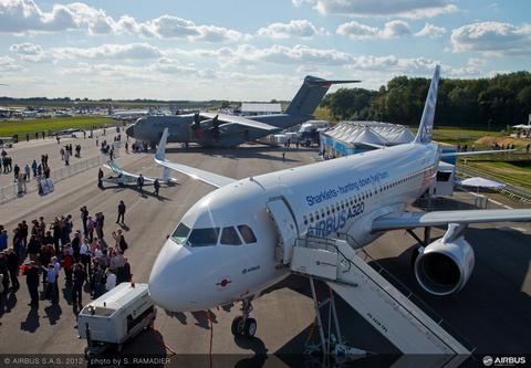 Airbus demonstrated a strong presence at the 2012 edition of ILA Berlin Airshow