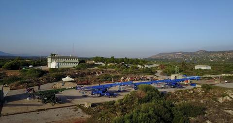Target drone systems stage