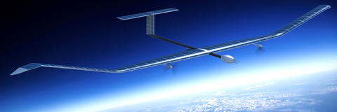 Solar powered top model airplane