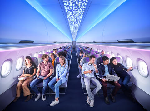 A320 cabin