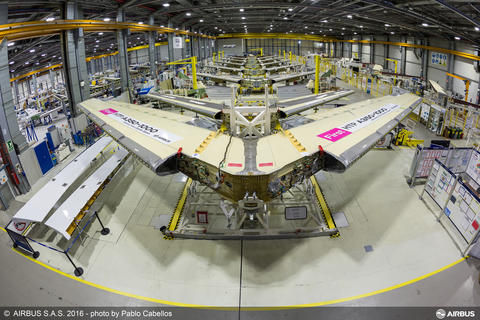 A350 -1000 in production in Spain