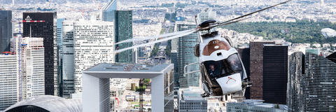 Helicopter sound footprint