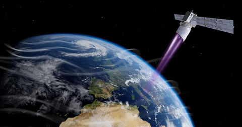 The Airbus-built Aeolus satellite-stage