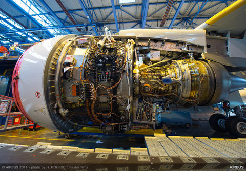A330neo-engine fitting - © Rolls-Royce plc