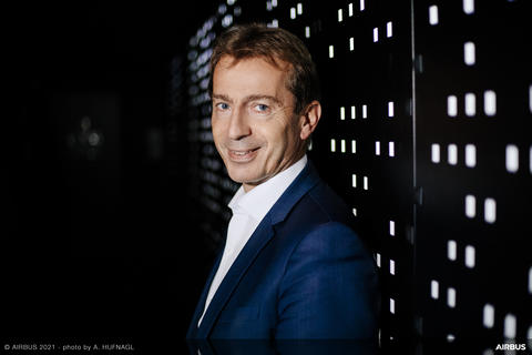 Portrait of Guillaume Faury, CEO Airbus
