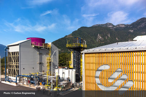 Carbon Engineering’s direct air capture pilot plant in Squamish, Canada Carbon Engineering’s direct air capture pilot plant in Squamish, Canada