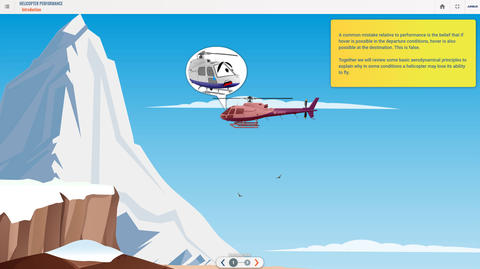e-learning Helicopter performance