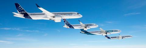 airbus 50th years anniversary formation flight - air to air 1