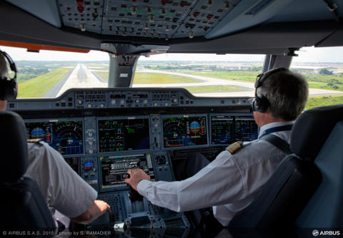 A350 cockpit
