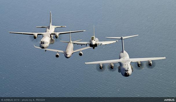 Airbus Military Formation Flight Airbus Military Formation Flight