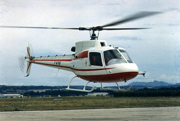 The first flight of the SA350 in Marignane on June 27, 1974