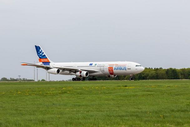 Airbus’ “Flight Lab” BLADE demonstrator aircraft was showcased at the 2018 ILA Berlin Air Show Airbus’ “Flight Lab” BLADE demonstrator aircraft was showcased at the 2018 ILA Berlin Air Show