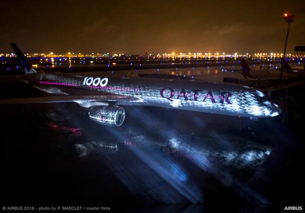A350-1000-Qatar-Airways-first-delivery-mapping