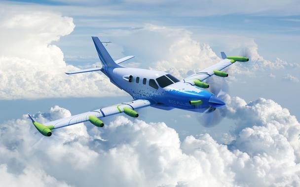 EcoPulse™ is a distributed hybrid-propulsion aircraft demonstrator developed in partnership with Daher and Safran with the support of France’s CORAC and DGAC. EcoPulse™ is a distributed hybrid-propulsion aircraft demonstrator developed in partnership with Daher and Safran with the support of France’s CORAC and DGAC.