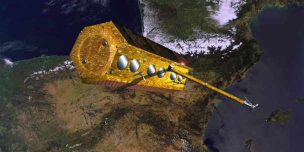 PAZ artist view Copyright Airbus2017 Le satellite d'imagerie TerraSAR-X d'Airbus a célébré en 2017 ses 10 ans dans l'espace, soit le double de sa durée de vie prévue.