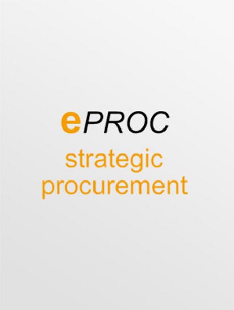 eProc Strategic Procurement eProc Strategic Procurement