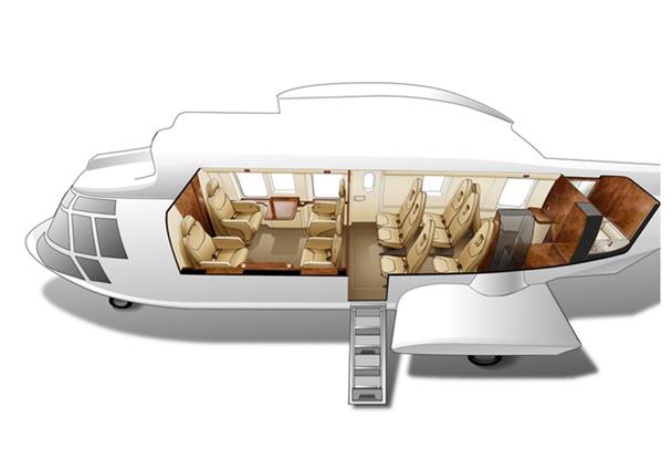 11 seats for VIP transport 11 seats for VIP transport