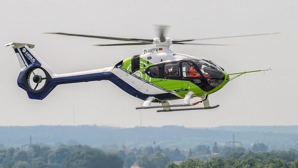 Eco-friendly and eco-efficient technologies of tomorrow take to the sky with Airbus Helicopters’ Bluecopter demonstrator.