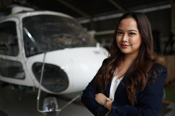 Airbus Faces Clara Clara's portrait at Airbus Indonesia.