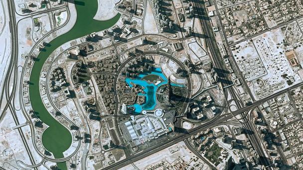 Satellite image of Dubai taken by Airbus Defence and Space's Pléiades 1A.