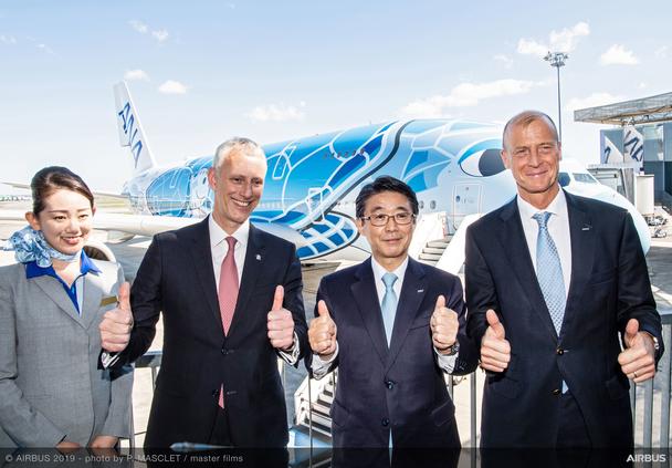 All Nippon Airways initial Airbus A380 delivery ceremony All Nippon Airways initial Airbus A380 delivery ceremony