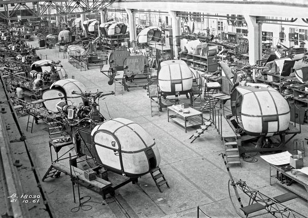 Alouette II-Alouette III production in Marignane, France Alouette II-Alouette III production in Marignane, France