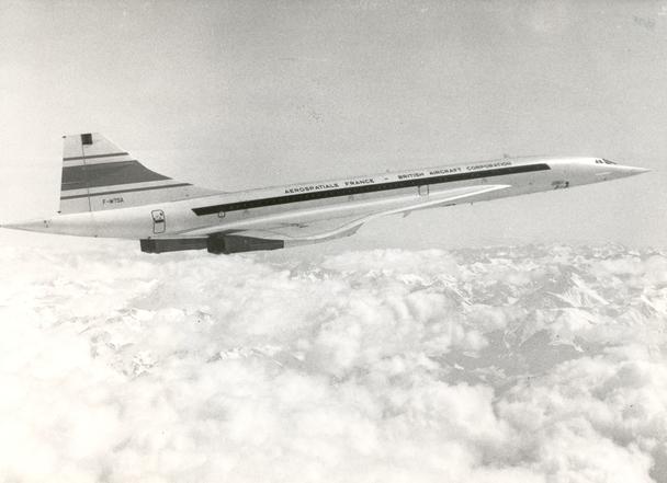 Concorde in flight Concorde in flight