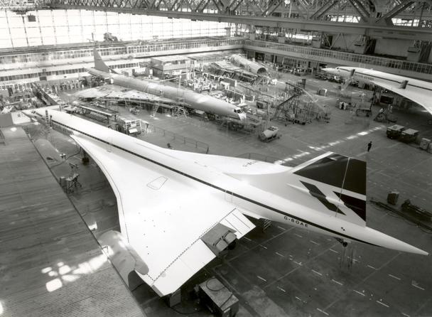 Concorde at the British Airways production line