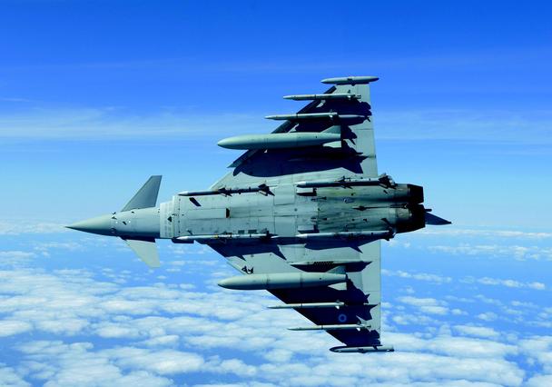 Squadron F2 Typhoon QRA Weapon fit (Copyright Geoffrey Lee) 3 (AC) Squadron F2 Typhoon QRA Weapon fit with 4xASRAAM, 4XAMRAAM and 2x1000 litre drop tank. This aircraft is based at RAF Coningsby, Lincoln and was flown by OC 3 (AC) Sqn Wg Cmdr L Bennett.