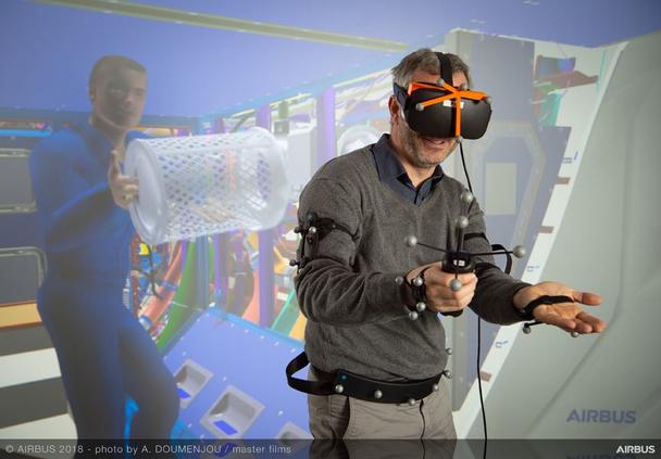 Implementing virtual reality in Airbus maintenance activities