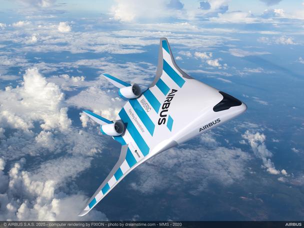 Imagine travelling in this blended wing body aircraft | Airbus