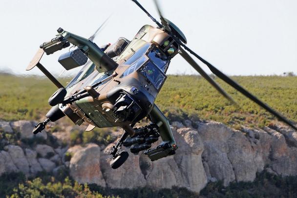 Fully equipped Eurocopter Tiger