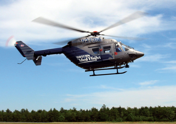 Launched in 1982, the BK117 became particularly popular among U.S. operators – including Helicopter Emergency Medical Services (HEMS) provider Boston MedFlight. Launched in 1982, the BK117 became particularly popular among U.S. operators – including Helicopter Emergency Medical Services (HEMS) provider Boston MedFlight.