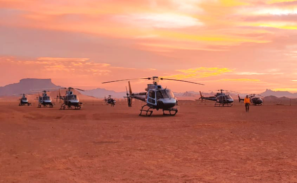 The Helicopter Company (THC) utilised Airbus-produced H125s and H130s during the 2021 Dakar Rally in Saudi Arabia.