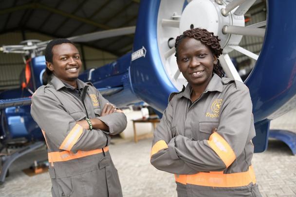 MRO activities at Tropic Air facilities, Nanyuki Airfield.