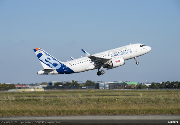 A319 100% SAF Flight