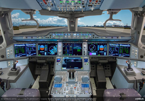 A350 cockpit A350 cockpit