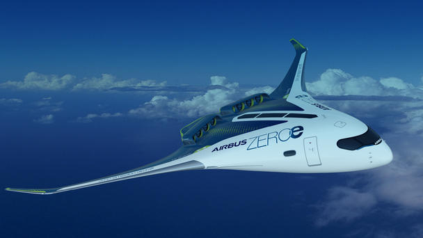 ZEROe Blended Wing Body Concept