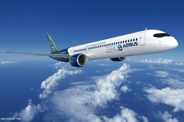 Airbus ZEROe turbofan concept Airbus ZEROe turbofan concept