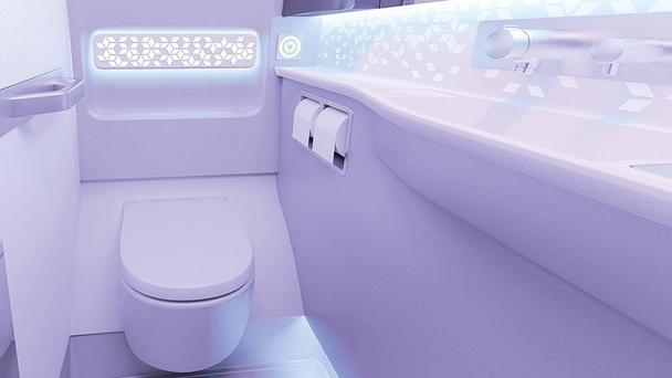 Airspace A320 lavatory Airspace A320 lavatory