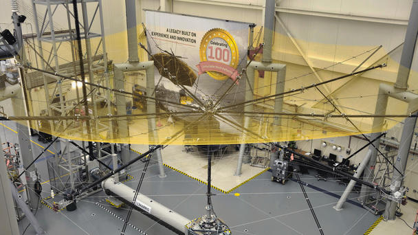 12 metre umbrella-like reflector will enable precise measurement of carbon stored in global forests