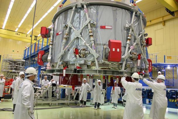 The first flight module for Orion ESM is ready for shipment from Germany to the U.S. Kennedy Space Center in Florida. The first flight module for Orion ESM is ready for shipment from Germany to the U.S. Kennedy Space Center in Florida.
