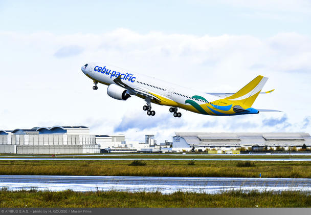 Cebu Pacific receives first A330neo - Ferry Flight