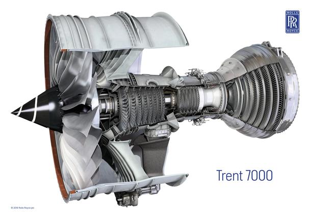 Trent 7000 cutaway - © Rolls-Royce plc Trent 7000 cutaway - © Rolls-Royce plc